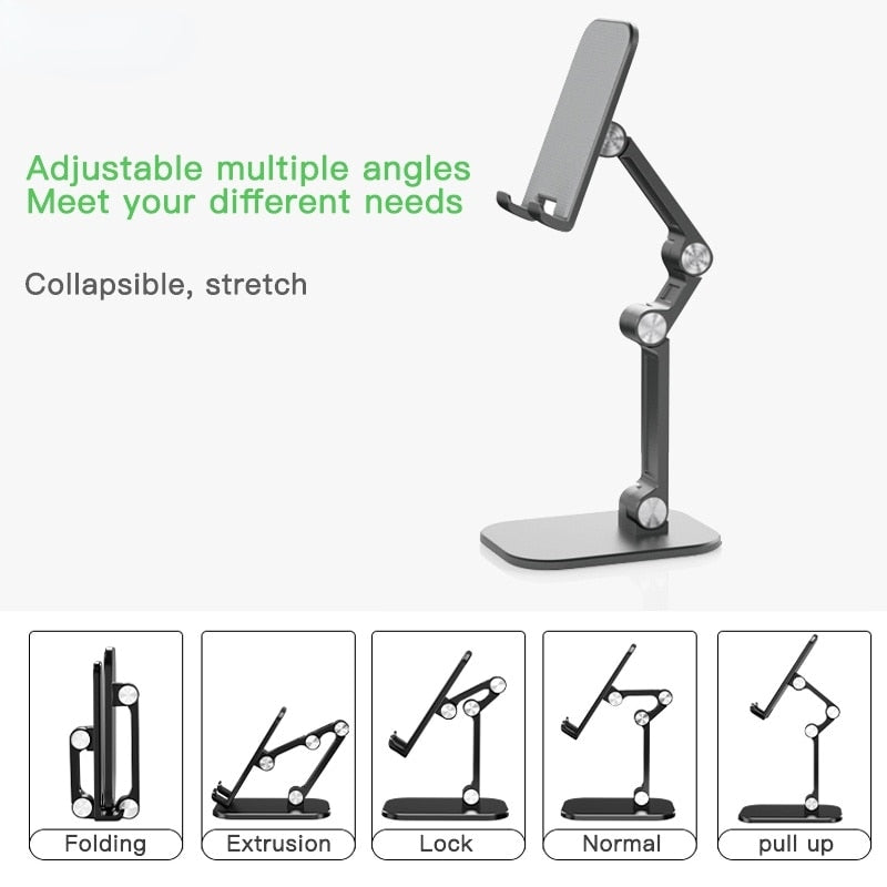 Foldable Phone Holder Desk | Flexible Desk Holder Phone - Desk Mobile