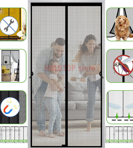 Magnetic Screen Door Curtain Anti Mosquito | Anti Magnetic Mosquito