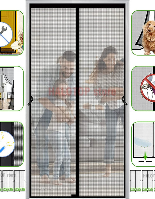 Load image into Gallery viewer, Magnetic Screen Door Curtain Anti Mosquito | Anti Magnetic Mosquito
