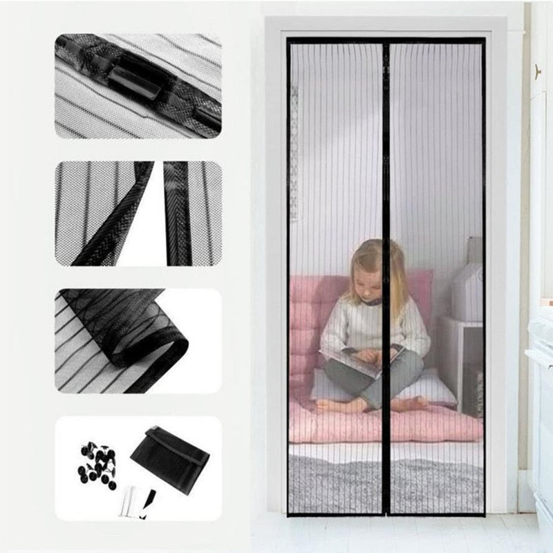 Magnetic Screen Door Curtain Anti Mosquito | Anti Magnetic Mosquito