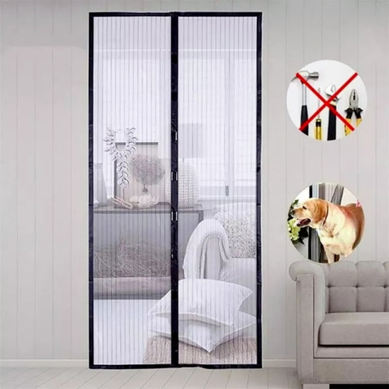 Magnetic Screen Door Curtain Anti Mosquito | Anti Magnetic Mosquito