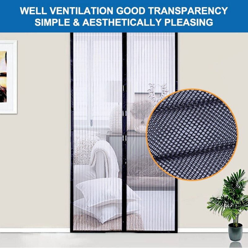 Magnetic Screen Door Curtain Anti Mosquito | Anti Magnetic Mosquito