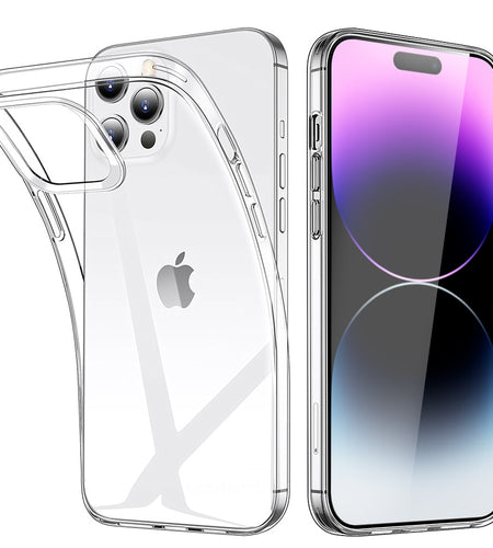 Transparent Phone Case For Iphone 11 12 13 14 Pro Max Soft Tpu