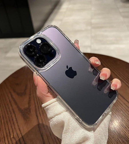 Transparent Shockproof Hard Acrylic Case For iPhone 14 13 12 Mini 11