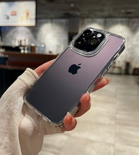 Transparent Shockproof Hard Acrylic Case For iPhone 14 13 12 Mini 11