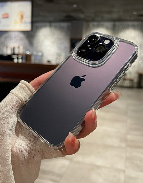 Load image into Gallery viewer, Transparent Shockproof Hard Acrylic Case For iPhone 14 13 12 Mini 11
