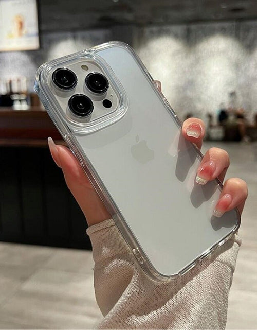 Load image into Gallery viewer, Transparent Shockproof Hard Acrylic Case For iPhone 14 13 12 Mini 11
