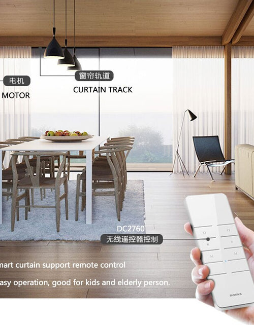 Load image into Gallery viewer, Motorized Automatic Electric Curtain | Tuya Wifi Electric Smart
