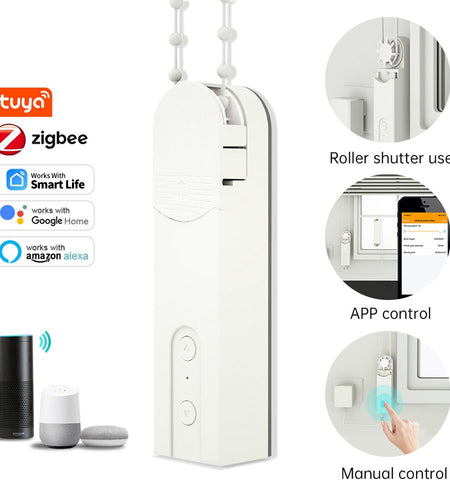 Tuya Smart Life Zigbee3.0 Curtain Motor Diy Chain Motorized Roller