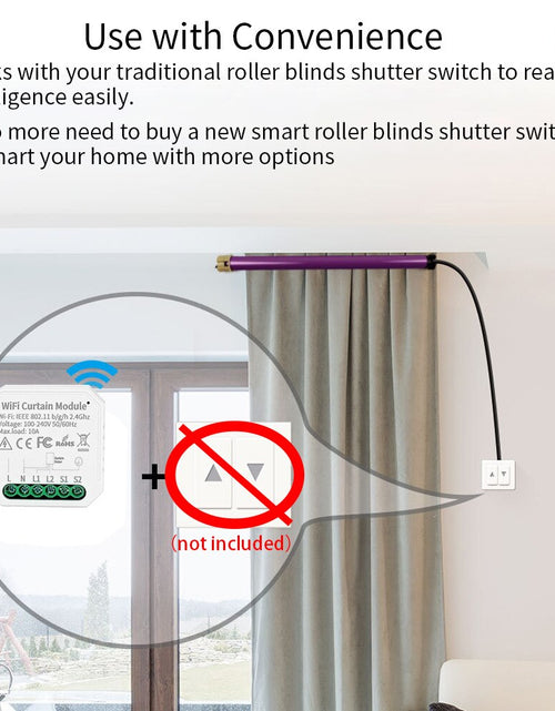 Load image into Gallery viewer, Tuya Smart WiFi Blind Curtain Switch Remote Control For Roller Shutter
