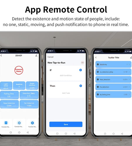 Radar Human Presence Sensor Tuya Zigbee | Tuya Smart Human Presence