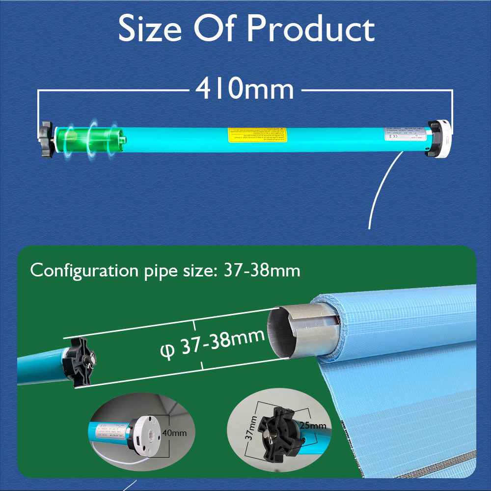 Tuya Battery Roller Blind Motor Usb 5v Chargeable Zigbee Curtains