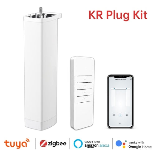 Tuya Zigbee Smart Electric Automatic Curtain Motor Control System