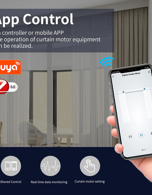 Load image into Gallery viewer, Tuya Zigbee Smart Electric Automatic Curtain Motor Control System
