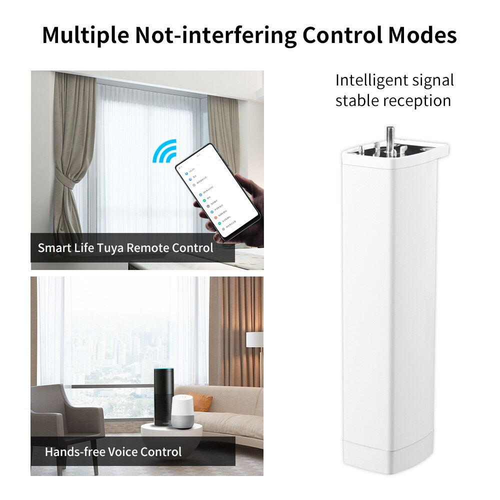 Tuya Zigbee Smart Electric Automatic Curtain Motor Control System