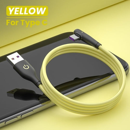 90 Degree Fast Charger Cable | Cable 90 Degree Usb Type C | Charge