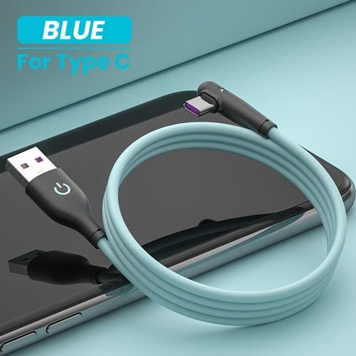 90 Degree Fast Charger Cable | Cable 90 Degree Usb Type C | Charge