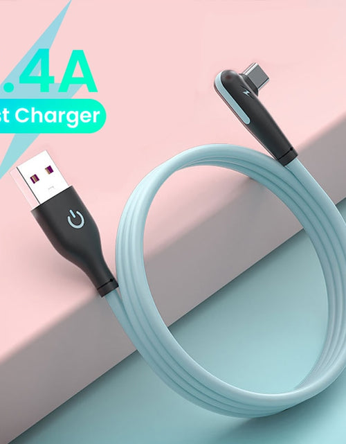 Load image into Gallery viewer, 90 Degree Fast Charger Cable | Cable 90 Degree Usb Type C | Charge
