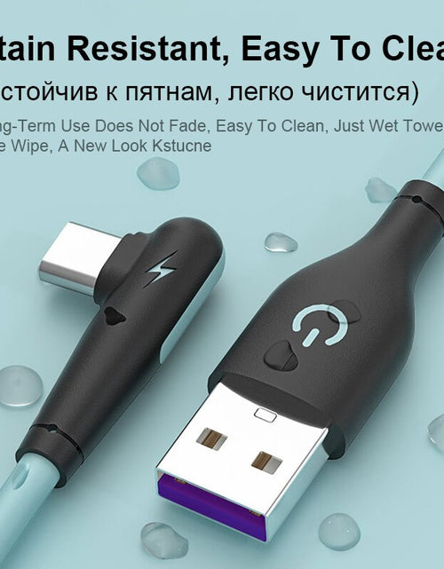 Load image into Gallery viewer, 90 Degree Fast Charger Cable | Cable 90 Degree Usb Type C | Charge
