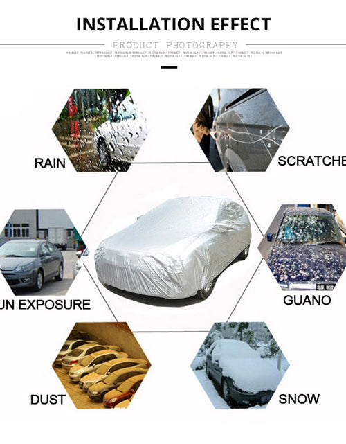 Load image into Gallery viewer, Universal Full Car Cover Rain Frost Snow Dust Waterproof Protection
