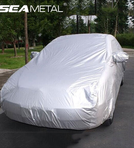 Universal Full Car Cover Rain Frost Snow Dust Waterproof Protection