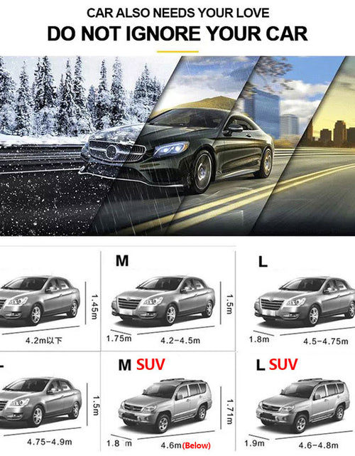 Load image into Gallery viewer, Universal Full Car Cover Rain Frost Snow Dust Waterproof Protection
