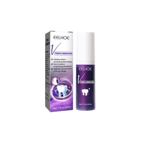 Load image into Gallery viewer, V34 Whitening Fresh Breath Brightening Purple Toothpaste Remove Stain
