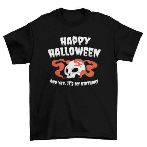 Load image into Gallery viewer, Halloween birthday t-shirt
