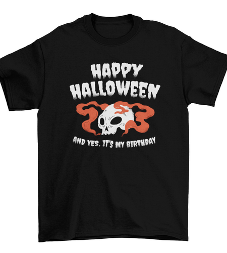Halloween birthday t-shirt