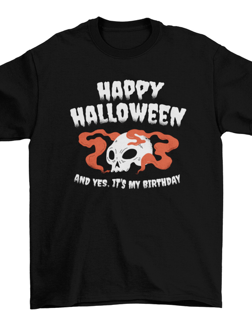 Load image into Gallery viewer, Halloween birthday t-shirt
