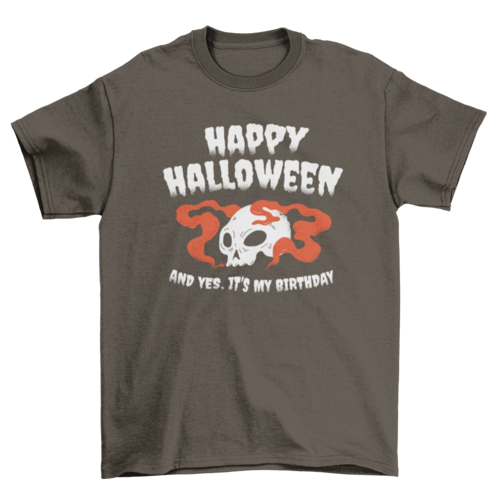 Load image into Gallery viewer, Halloween birthday t-shirt
