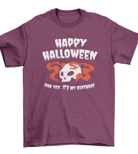 Halloween birthday t-shirt