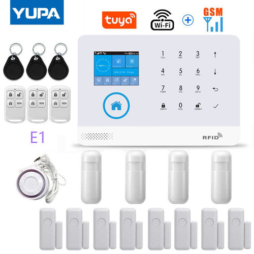 Load image into Gallery viewer, WIFI GSM Home Security Alarm System With Wireless Motion Sensor
