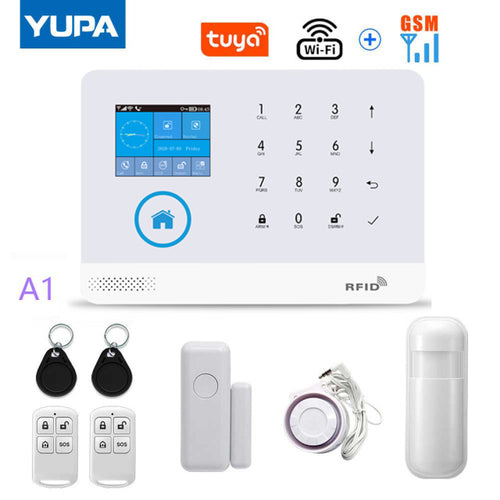 Load image into Gallery viewer, WIFI GSM Home Security Alarm System With Wireless Motion Sensor
