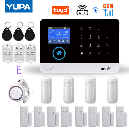 Load image into Gallery viewer, WIFI GSM Home Security Alarm System With Wireless Motion Sensor
