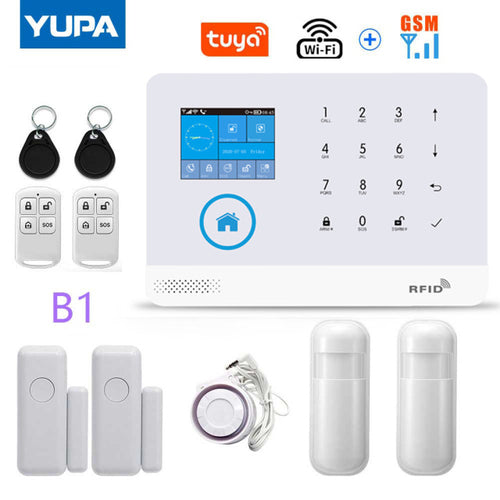 Load image into Gallery viewer, WIFI GSM Home Security Alarm System With Wireless Motion Sensor
