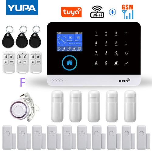 Load image into Gallery viewer, WIFI GSM Home Security Alarm System With Wireless Motion Sensor
