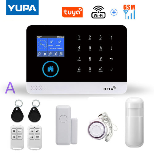 Load image into Gallery viewer, WIFI GSM Home Security Alarm System With Wireless Motion Sensor
