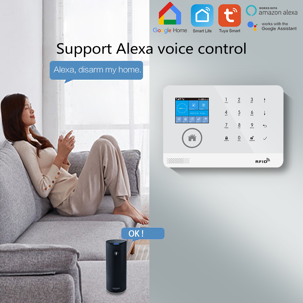 WIFI GSM Home Security Alarm System With Wireless Motion Sensor