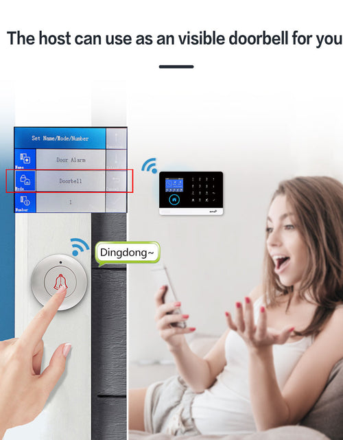 Load image into Gallery viewer, WIFI GSM Home Security Alarm System With Wireless Motion Sensor
