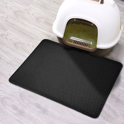 Load image into Gallery viewer, Waterproof EVA Double Layer Cat Litter Box Mat Non slip Sand Cat Pad
