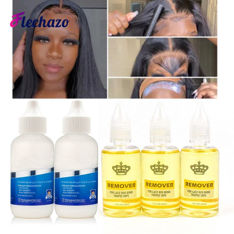 Waterproof Lace Glue And Remover Kit For Wigs Super Hold Hair Bonding