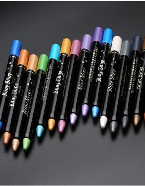 Load image into Gallery viewer, Waterproof Pearlescent Eyeshadow Pencil Stick 15 Colors Lasting
