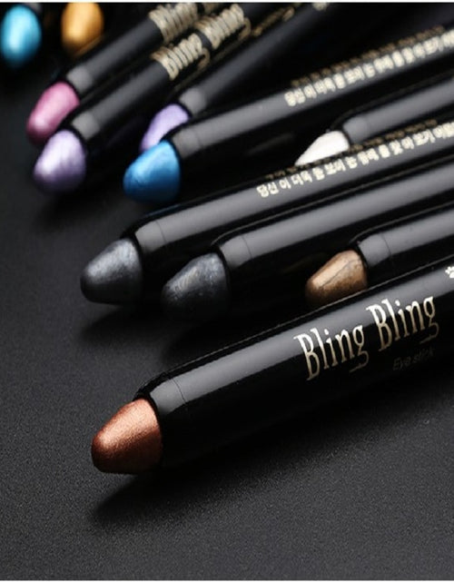 Load image into Gallery viewer, Waterproof Pearlescent Eyeshadow Pencil Stick 15 Colors Lasting
