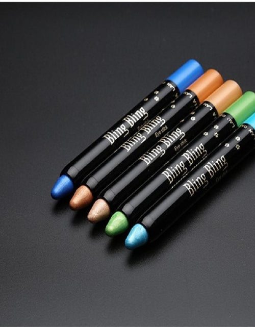 Load image into Gallery viewer, Waterproof Pearlescent Eyeshadow Pencil Stick 15 Colors Lasting
