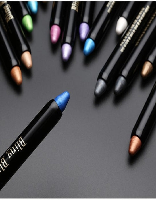 Load image into Gallery viewer, Waterproof Pearlescent Eyeshadow Pencil Stick 15 Colors Lasting
