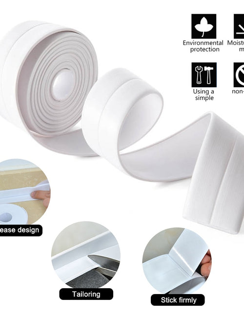 Load image into Gallery viewer, Waterproof Sealing Tape Anti-mildew Bathroom Kitchen Door Strip Shower
