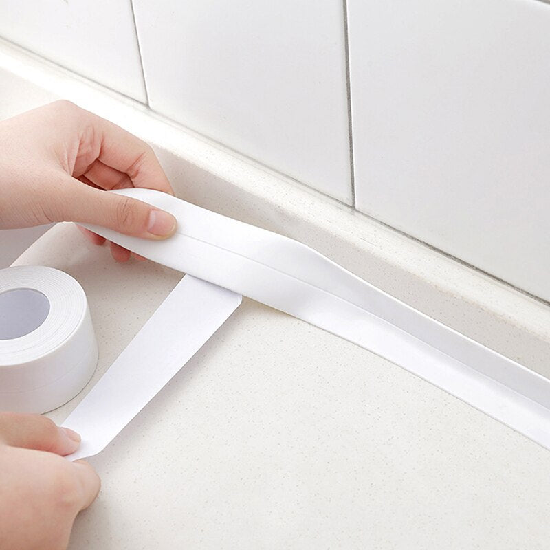 Waterproof Sealing Tape Anti-mildew Bathroom Kitchen Door Strip Shower