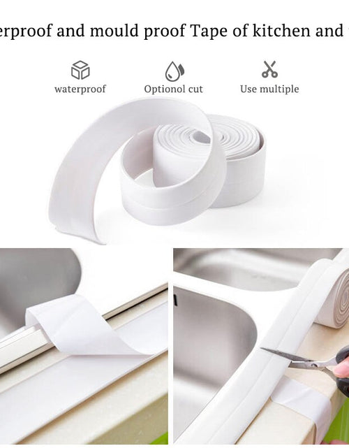 Load image into Gallery viewer, Waterproof Sealing Tape Anti-mildew Bathroom Kitchen Door Strip Shower
