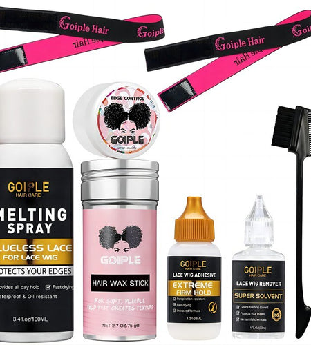 Wax Stick Slick Back Hair Edge Control Gel Set Waterproof Wig Front